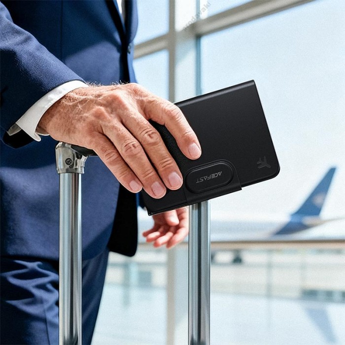 Пошуковий трекер ACEFAST S6 Passport cover positioning device IOS Black